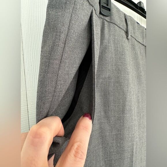 NEW Egara Men’s Gray Dress Pants 42x30 Suit Separates Stretch Slim Fit Slacks - Picture 6 of 13